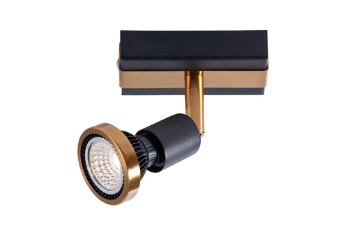 [3427006] ROBUS 1L GU10 LED 5W dim incl. zwart / brons