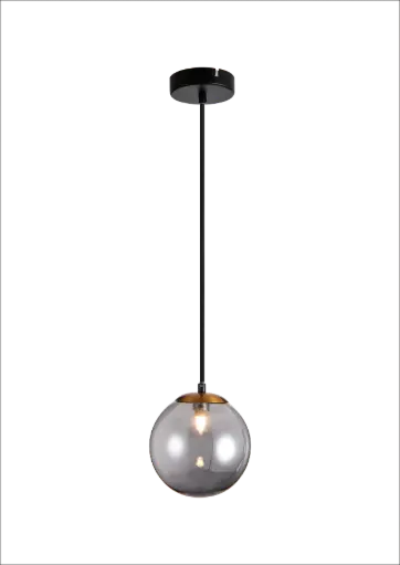 [3416264] TSURU pendel 1x G9 LED incl. mat zwart/brons