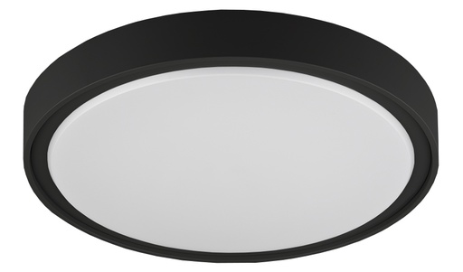 [3390052] QIJO plafonnier rond zwart SMD LED 3100 Lm 24W IP65