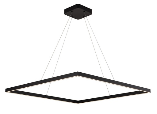 [3435046] GURI LED pendel 90x90cm 98W 3000K zwart dimbaar