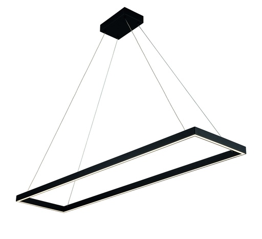 [3435047] GURI LED pendel 30x120cm 53W 3000K zwart dimbaar