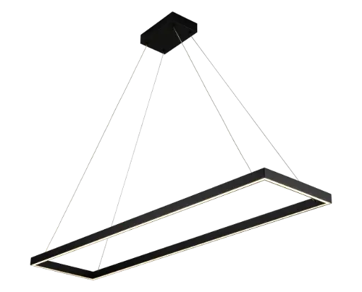 [3435047] GURI LED pendel 30x120cm 53W 3000K zwart dimbaar