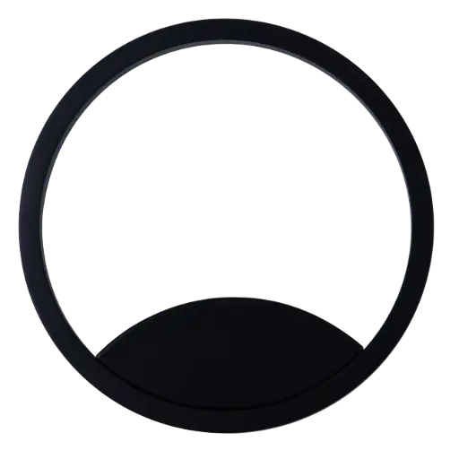 [3435065] ORSO wall light 15W 3000K black dimmable