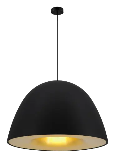 [3432160] NOBU pendel diam 600mm 1*E27 zwart/brons (kabel 300cm)