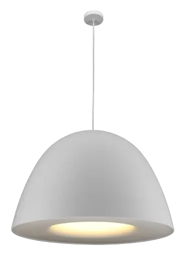 [3432161] NOBU pendel diam 600mm 1*E27 wit (kabel 300cm)