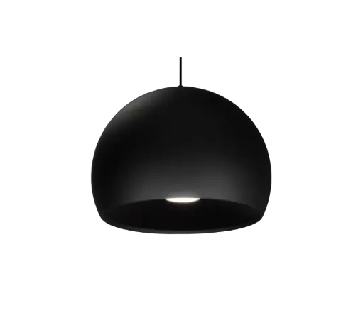 [3432170] XOLO pendel diam 400mm LED 7W dimbaar zwart (kabel 300cm)
