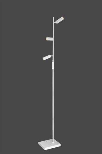 [4014357] LOPAL vloerlamp 3L 3x 4W LED wit