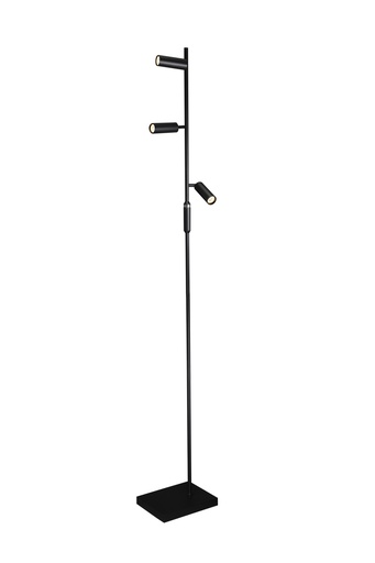 [4014367] LOPAL vloerlamp 3L 3x 4W LED zwart