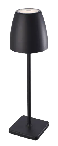 [3429074] INA 2Watt IP54 draagbare en oplaadbare tafellamp zwart