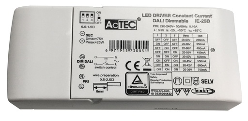 [3419057] DRIVER DALI 2.0 dimbaar 25 Watt