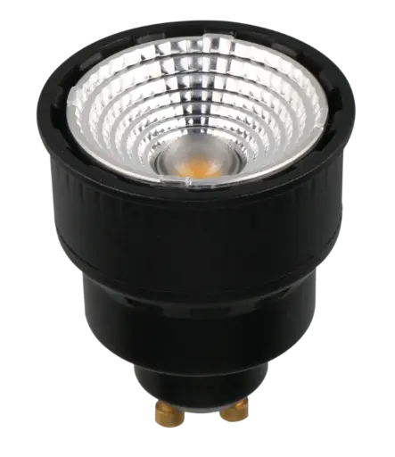 [8202650] GU10 LED 4,5W 278 Lumen (90°) / 359 Lumen (360°) 2700K dimbaar zwart