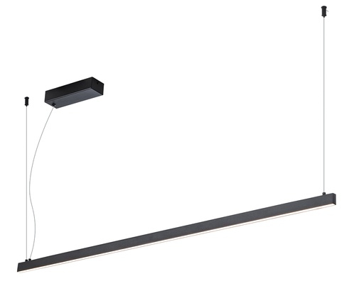 [3435080] GURI LED pendel 38W 3000K 1200mm zwart dimbaar (3m kabel incl)