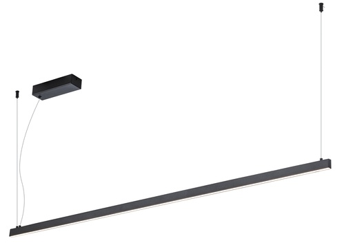 [3435082] GURI LED pendel 52W 3000K 2400mm zwart dimbaar (3m kabel incl)