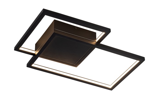 [3435100] NORI LED 44W 3000K zwart 480x340x60 dimbaar