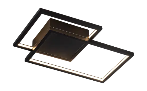 [3435100] NORI LED 44W 3000K zwart 480x340x60 dimbaar