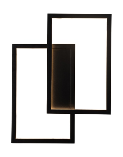 [3435101] NORI LED 42W 3000K zwart 435x335x60 dimbaar