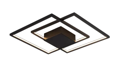 [3435102] NORI LED 42W 3000K zwart 540x480x60 dimbaar