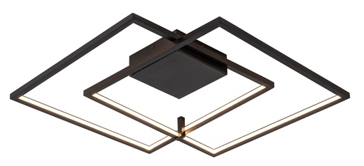 [3435103] NORI LED 56W 3000K zwart 675x615x60 dimbaar
