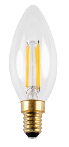 [8204202] E14 LED Kaars C35 4W Helder 2700K Dimbaar