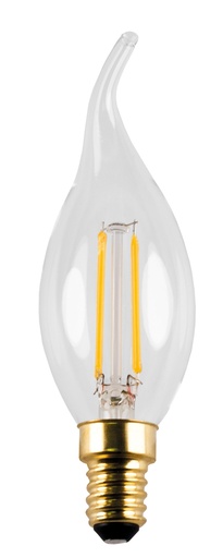 [8204203] E14 LED Vlam C35 2W Helder 2700K Dimbaar