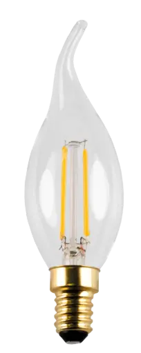 [8204203] E14 LED Vlam C35 2W Helder 2700K Dimbaar