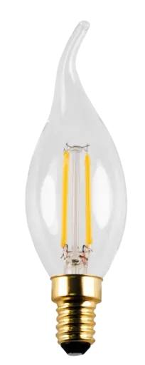 [8204204] E14 LED Vlam C35 4W Helder 2700K Dimbaar