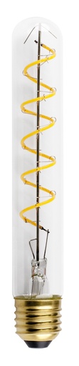 [8204246] E27 LED Tube Spiral T30 6W Clear 230V 2500K Dimbaar