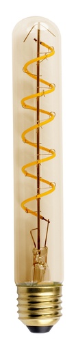 [8204255] E27 LED Tube Spiral T30 5W Amber 2200K Dimbaar