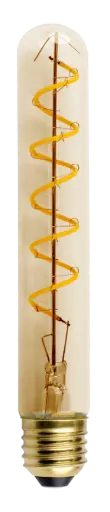 [8204255] E27 LED Tube Spiral T30 5W Amber 2200K Dimbaar