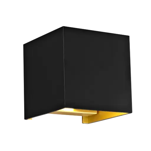 [4014402] TOKO Wandlicht zwart / goud G9 excl (max 40W)