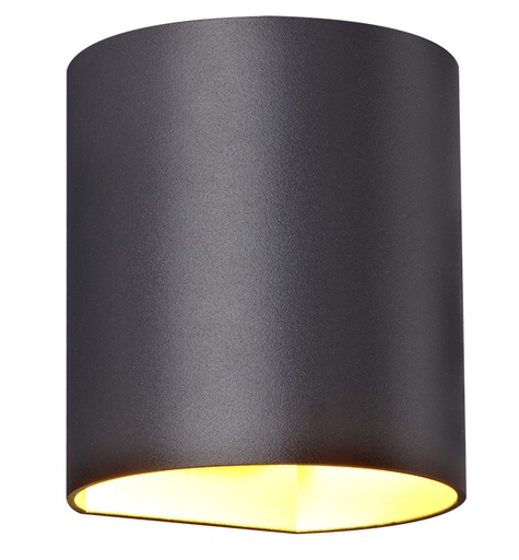 [4014412] RADU Wandlicht zwart / goud G9 excl (max 40W)