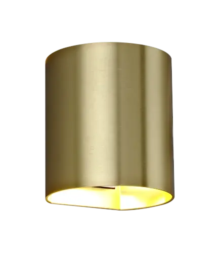 [4014413] RADU Wandlicht geborsteld goud G9 excl (max 40W)