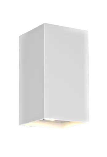 [4014417] RADU Wandlicht wit vierkant 2xGU10 excl (max 50W)