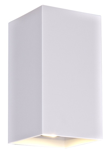 [4014417] RADU Wandlicht wit vierkant 2xGU10 excl (max 50W)