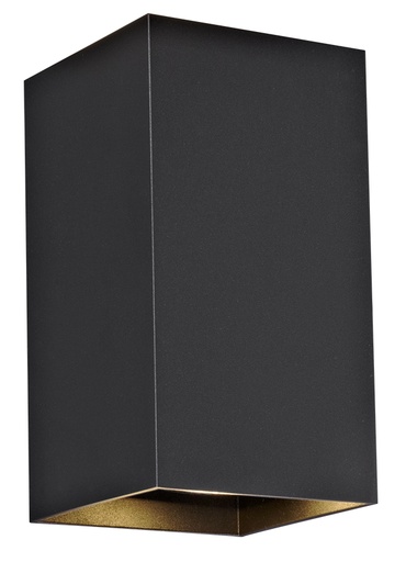 [4014418] RADU Wandlicht zwart vierkant 2xGU10 excl (max 50W)