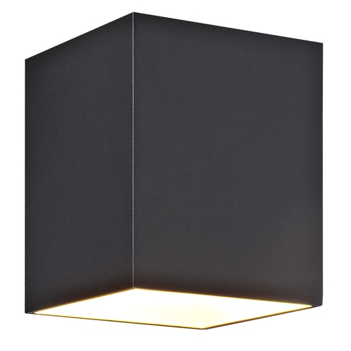 [4014432] NIDUM Wandlicht zwart / goud vierkant G9 excl (max 40W)