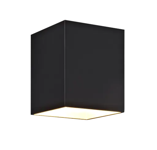 [4014432] NIDUM Wandlicht zwart / goud vierkant G9 excl (max 40W)