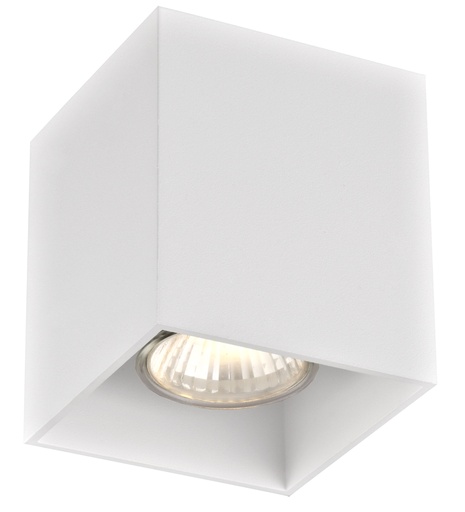 [4014440] BABAR Plafondlicht wit vierkant 1xGU10 excl (max 50W)