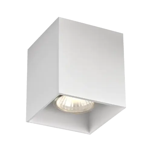 [4014440] BABAR Plafondlicht wit vierkant 1xGU10 excl (max 50W)