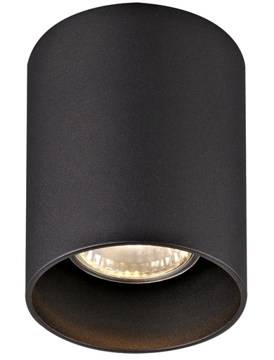 [4014451] BABAR Plafondlicht zwart rond 1xGU10 excl (max 50W)