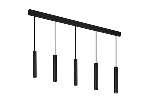 [4014368] LOPAL 5L 5x 4,5W LED pendel zwart