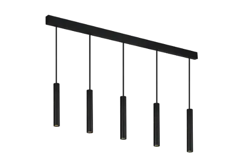 [4014368] LOPAL 5L 5x 4,5W LED pendel zwart