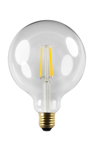[8204239] E27 LED Globe G125 6W Helder 2500K Dimbaar