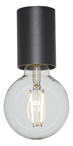 [4014471] BABU Plafondlicht zwart 1x E27 excl (Ø56x90)