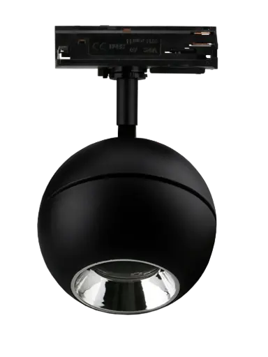 [TR0143B] ORBIT LED Track spot 6W/9W 2700K Dimbaar