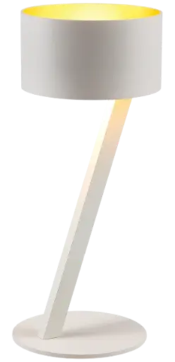 [4014505] NOMA tafellamp wit/goud G9 excl