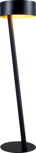 [4014502] NOMA vloerlamp zwart/goud E27 excl