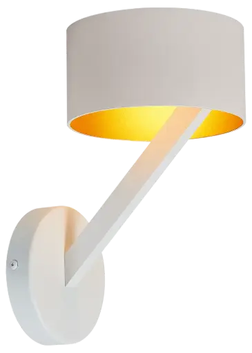 [4014506] NOMA wandlicht wit/goud G9 excl