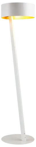 [4014507] NOMA vloerlamp wit/goud E27 excl