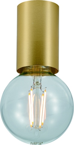 [4014472] BABU Plafondlicht geborsteld goud, 1x E27 excl (Ø56x90)
